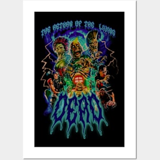 The Return Of The Living Dead, Vintage Horror. (Version 2) Posters and Art